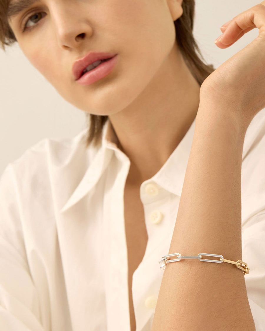 Jenny Bird-Andi Slim Bracelet-Bracelets-14k Gold Plated, Silver Plated-Blue Ruby Jewellery-Vancouver Canada