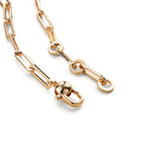 Jenny Bird-Andi Slim Necklace-Necklaces-14k Gold Plated-Blue Ruby Jewellery-Vancouver Canada