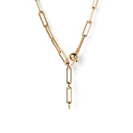 Jenny Bird-Andi Slim Necklace-Necklaces-14k Gold Plated-Blue Ruby Jewellery-Vancouver Canada