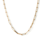Jenny Bird-Andi Slim Necklace-Necklaces-14k Gold Plated-Blue Ruby Jewellery-Vancouver Canada