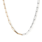 Jenny Bird-Andi Slim Necklace-Necklaces-14k Gold Plated, Silver Plated-Blue Ruby Jewellery-Vancouver Canada