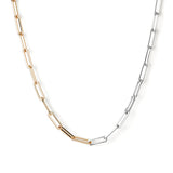 Jenny Bird-Andi Slim Necklace-Necklaces-14k Gold Plated, Silver Plated-Blue Ruby Jewellery-Vancouver Canada