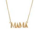 Quiet Icon-Art Deco Mama Necklace-Necklaces-14k Gold Vermeil-Blue Ruby Jewellery-Vancouver Canada