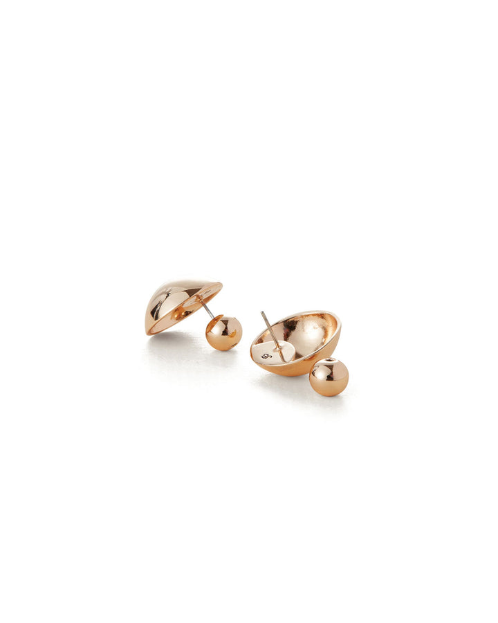 Jenny Bird-Aurora Earrings-Earrings-14k Gold Plated-Blue Ruby Jewellery-Vancouver Canada
