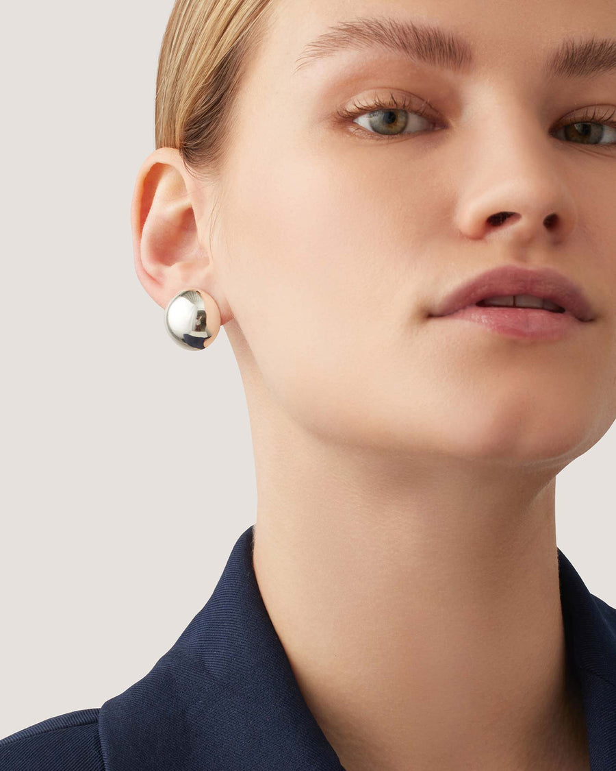 Jenny Bird-Aurora Earrings-Earrings-Sterling Silver Plated-Blue Ruby Jewellery-Vancouver Canada