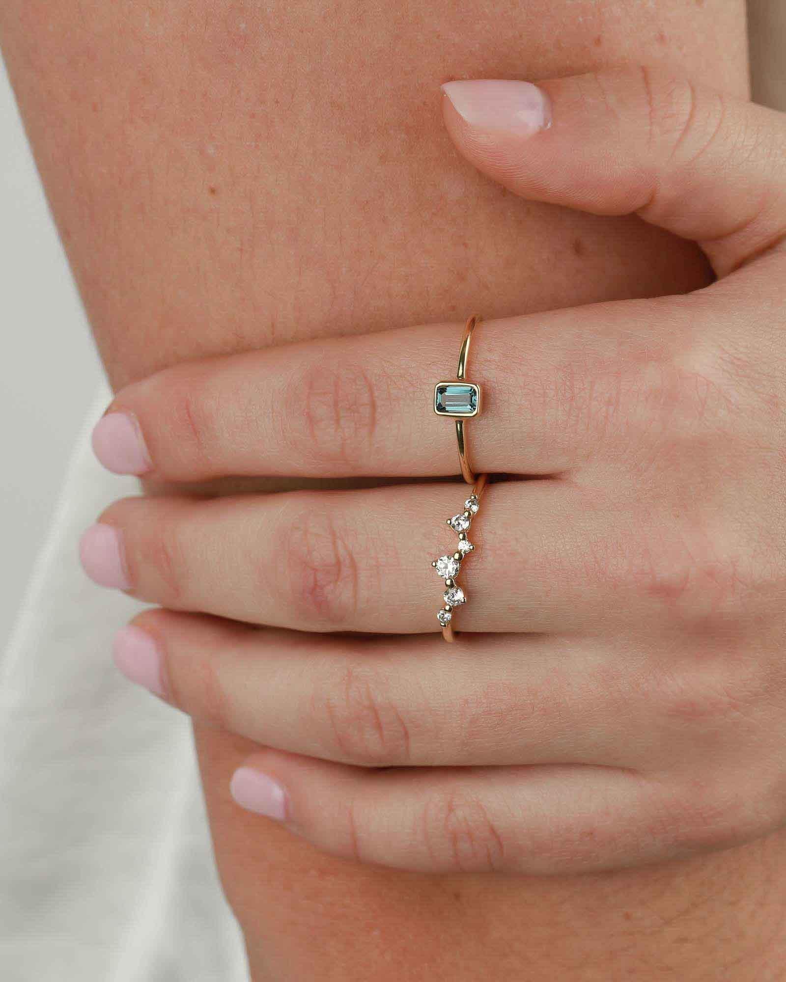 Topaz baguette ring new arrivals
