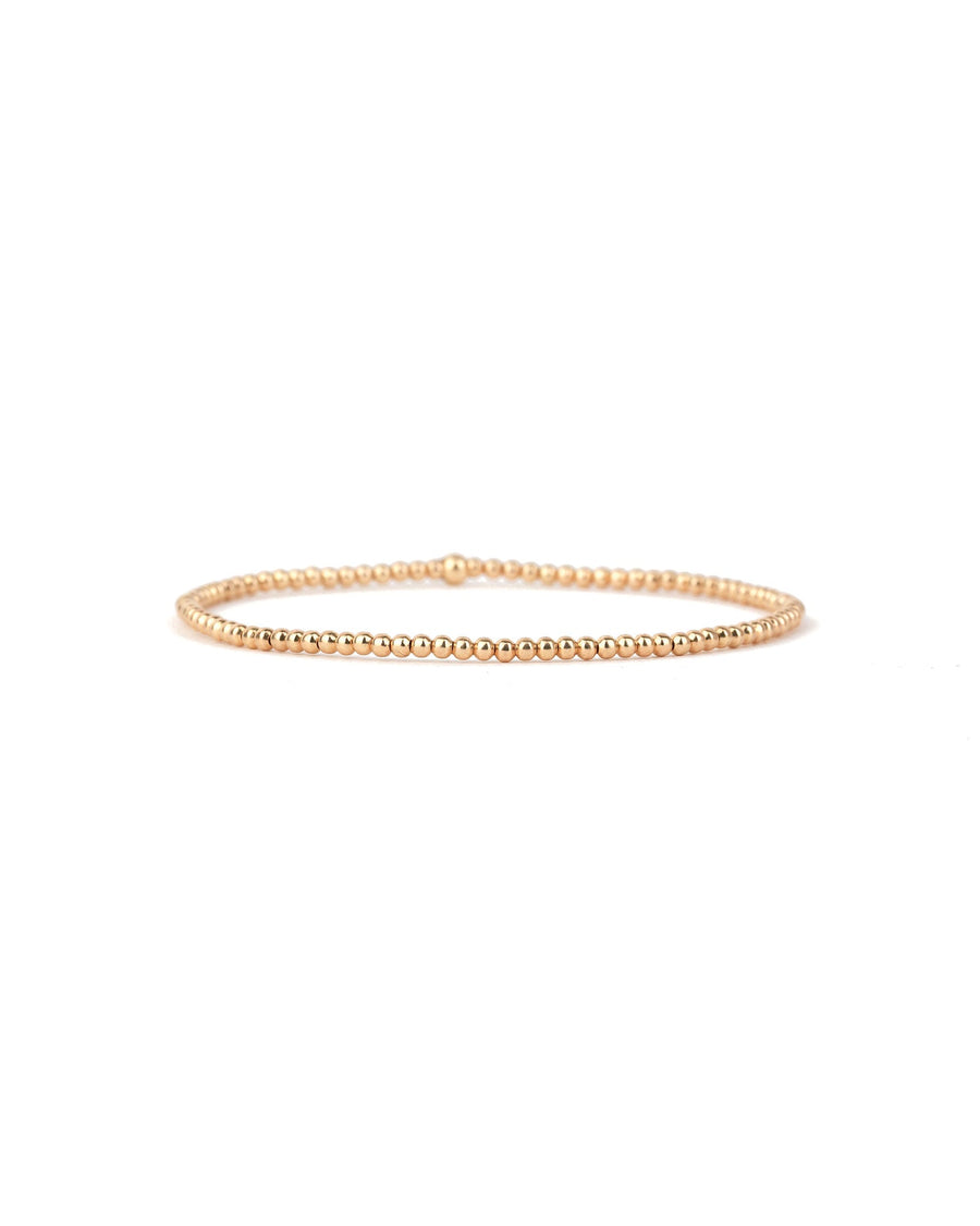 Cause We Care-Beaded Bracelet | 2mm-Bracelets-14k Gold-fill-Blue Ruby Jewellery-Vancouver Canada