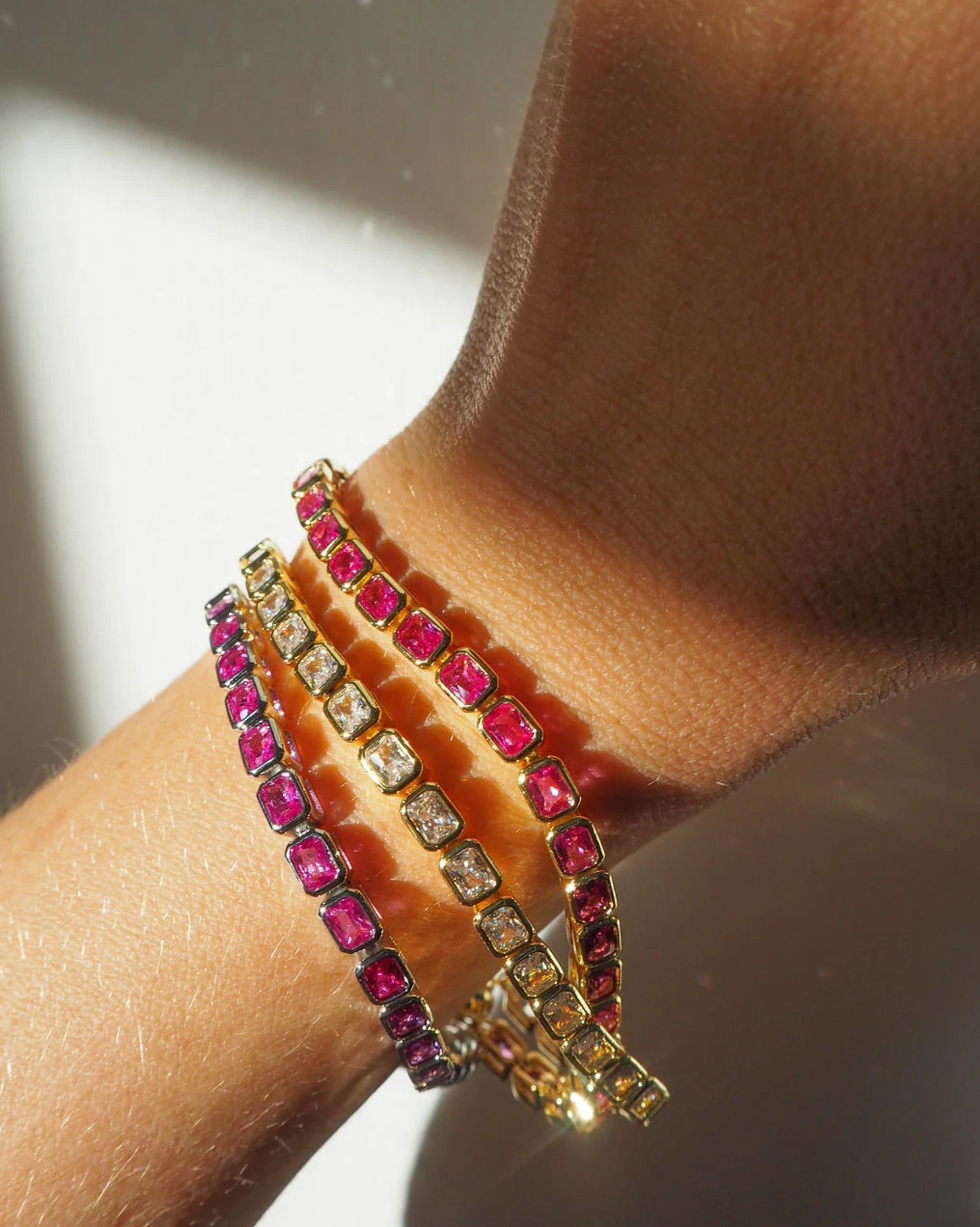 Tennis Bracelets Blue Ruby Jewellery