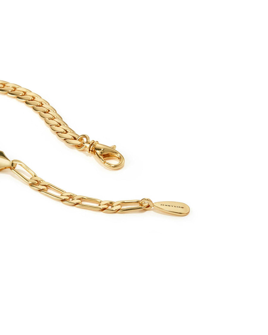 Jenny Bird-Biggie Chain Bracelet-Bracelets-14k Gold Plated-Blue Ruby Jewellery-Vancouver Canada