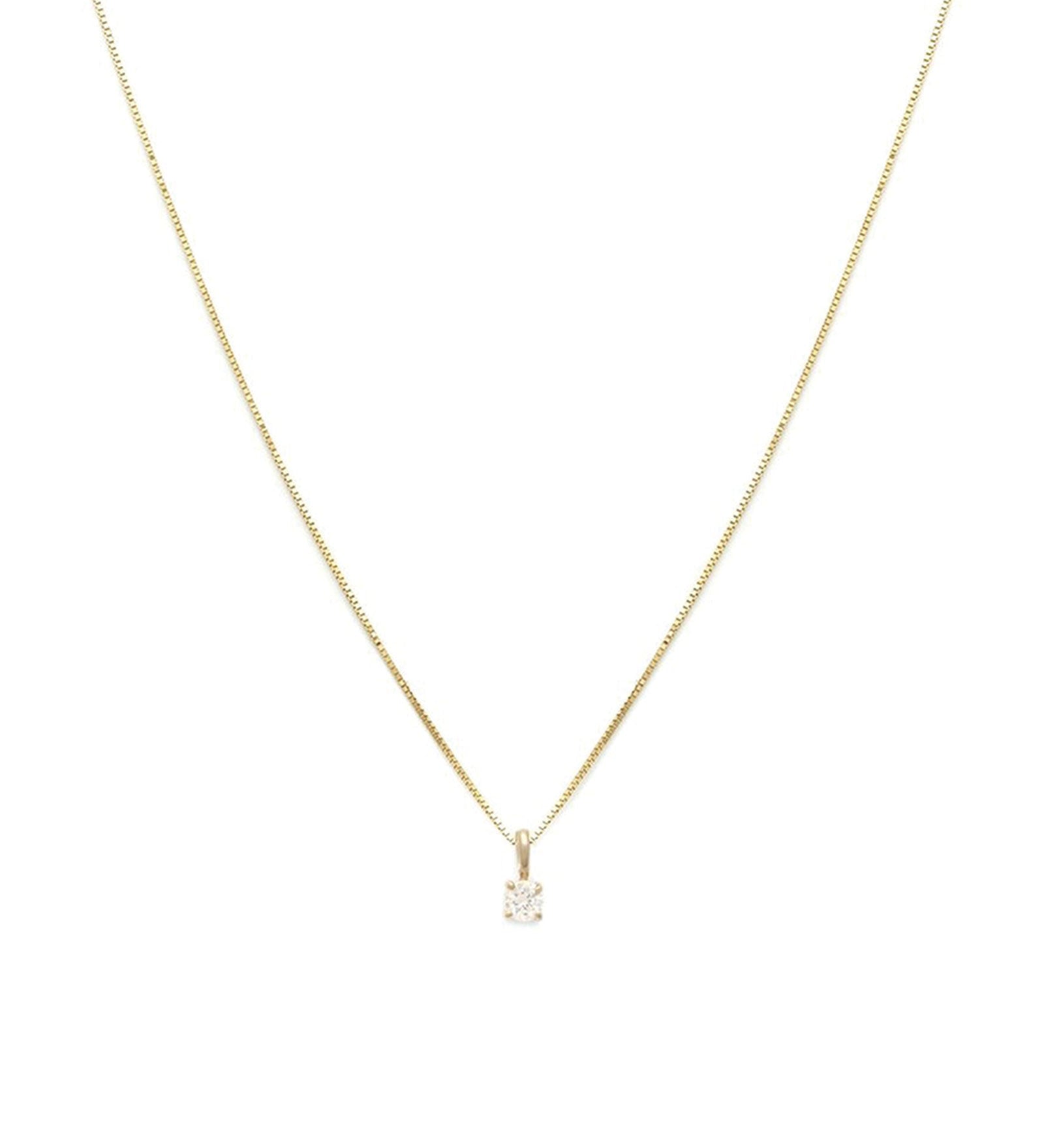 Leah Alexandra-Birthstone Necklace-Necklaces-14k Gold Vermeil, 14k Gold-fill, White Sapphire - April-Blue Ruby Jewellery-Vancouver Canada