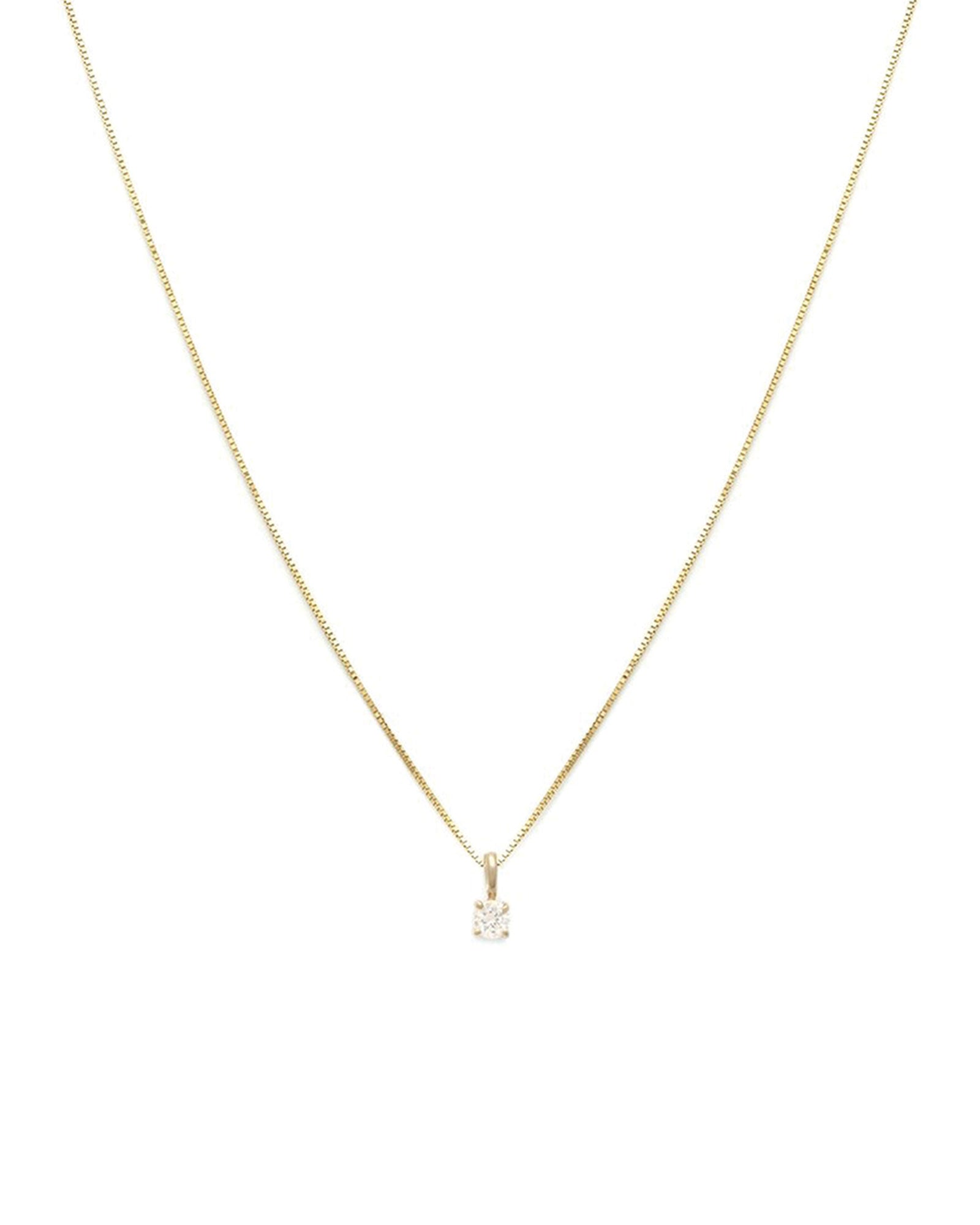 Leah Alexandra-Birthstone Necklace-Necklaces-14k Gold Vermeil, 14k Gold-fill, White Sapphire - April-Blue Ruby Jewellery-Vancouver Canada