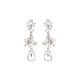 Olive & Piper-Blair Drops-Earrings-Silver-Tone, Crystal-Blue Ruby Jewellery-Vancouver Canada
