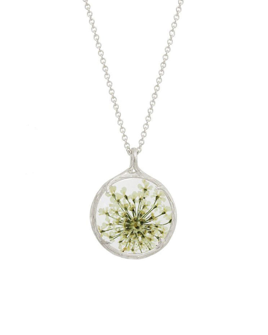 Catherine Weitzman-Botanical Necklace | Small-Necklaces-Sterling Silver, Queen Anne-Blue Ruby Jewellery-Vancouver Canada