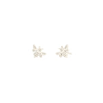 Kris Nations-Bumblebee Stud Earrings-Earrings-Sterling Silver-Blue Ruby Jewellery-Vancouver Canada