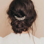 Olive & Piper-Campbell Headpiece-Accessories-Oxidized Gold, Crystal-Blue Ruby Jewellery-Vancouver Canada