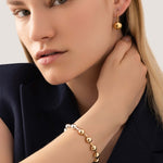 Jenny Bird-Celeste Bracelet-Bracelets-14k Gold Plated, Sterling Silver Plated-Blue Ruby Jewellery-Vancouver Canada