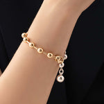 Jenny Bird-Celeste Bracelet-Bracelets-14k Gold Plated, Sterling Silver Plated-Blue Ruby Jewellery-Vancouver Canada