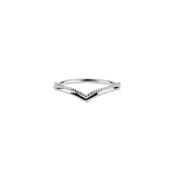 Tashi-Chevron Beaded Ring-Rings-Blue Ruby Jewellery-Vancouver Canada