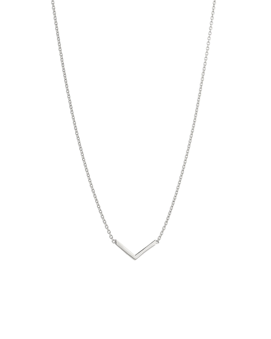 Tashi-Chevron Necklace-Necklaces-Sterling Silver-Blue Ruby Jewellery-Vancouver Canada