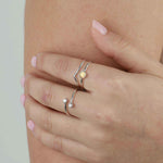Tashi-Chevron Ring-Rings-Blue Ruby Jewellery-Vancouver Canada
