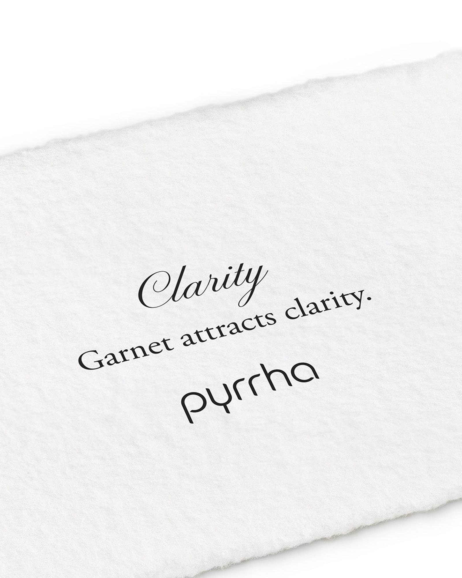 Pyrrha-Clarity Signature Attraction Charm-Necklaces-Oxidized Sterling Silver, Garnet-Blue Ruby Jewellery-Vancouver Canada