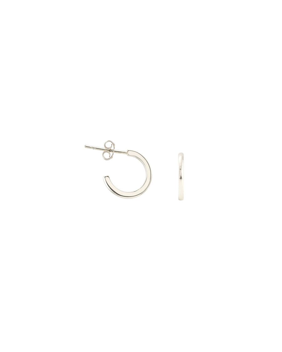 Kris Nations-Classic Hoop Earrings-Earrings-Sterling Silver-Blue Ruby Jewellery-Vancouver Canada
