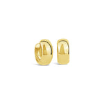 Classic Huggies | 13mm-Earrings-Goldhive-14k Yellow Gold-Blue Ruby Jewellery-Vancouver-Canada