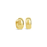Classic Huggies | 13mm-Earrings-Goldhive-14k Yellow Gold-Blue Ruby Jewellery-Vancouver-Canada