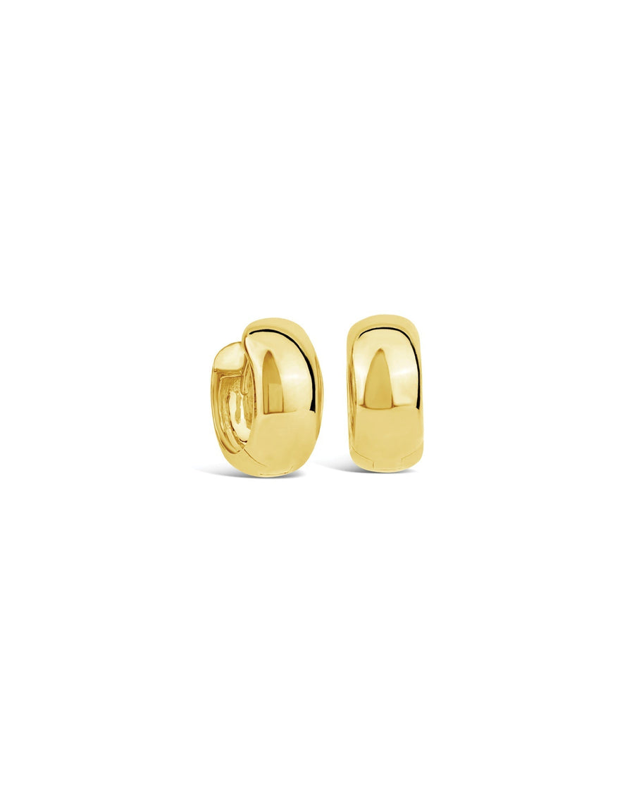 Classic Huggies | 13mm-Earrings-Goldhive-14k Yellow Gold-Blue Ruby Jewellery-Vancouver-Canada