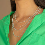 1948-Curb Chain Necklace I Medium-Necklaces-Blue Ruby Jewellery-Vancouver Canada