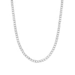 1948-Curb Chain Necklace I Medium-Necklaces-Blue Ruby Jewellery-Vancouver Canada