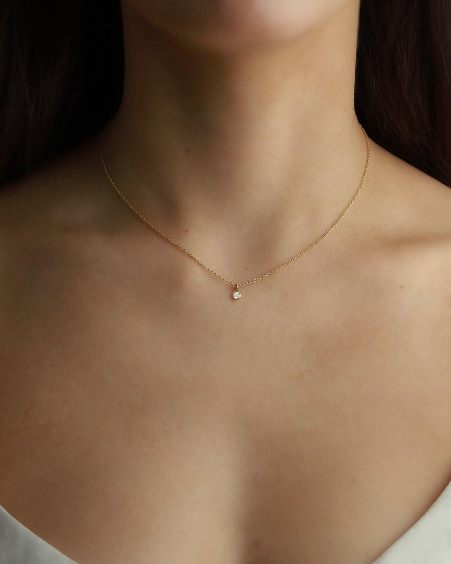 Cubic zirconia drop necklace deals