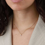 1948-CZ Drop Necklace-Necklaces-Blue Ruby Jewellery-Vancouver Canada