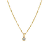 1948-CZ Drop Necklace-Necklaces-Blue Ruby Jewellery-Vancouver Canada