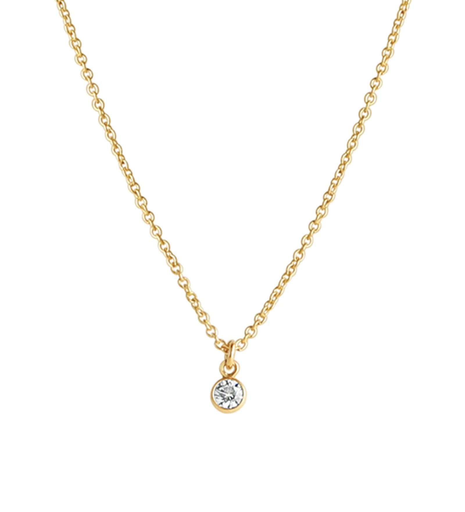 1948-CZ Drop Necklace-Necklaces-Blue Ruby Jewellery-Vancouver Canada