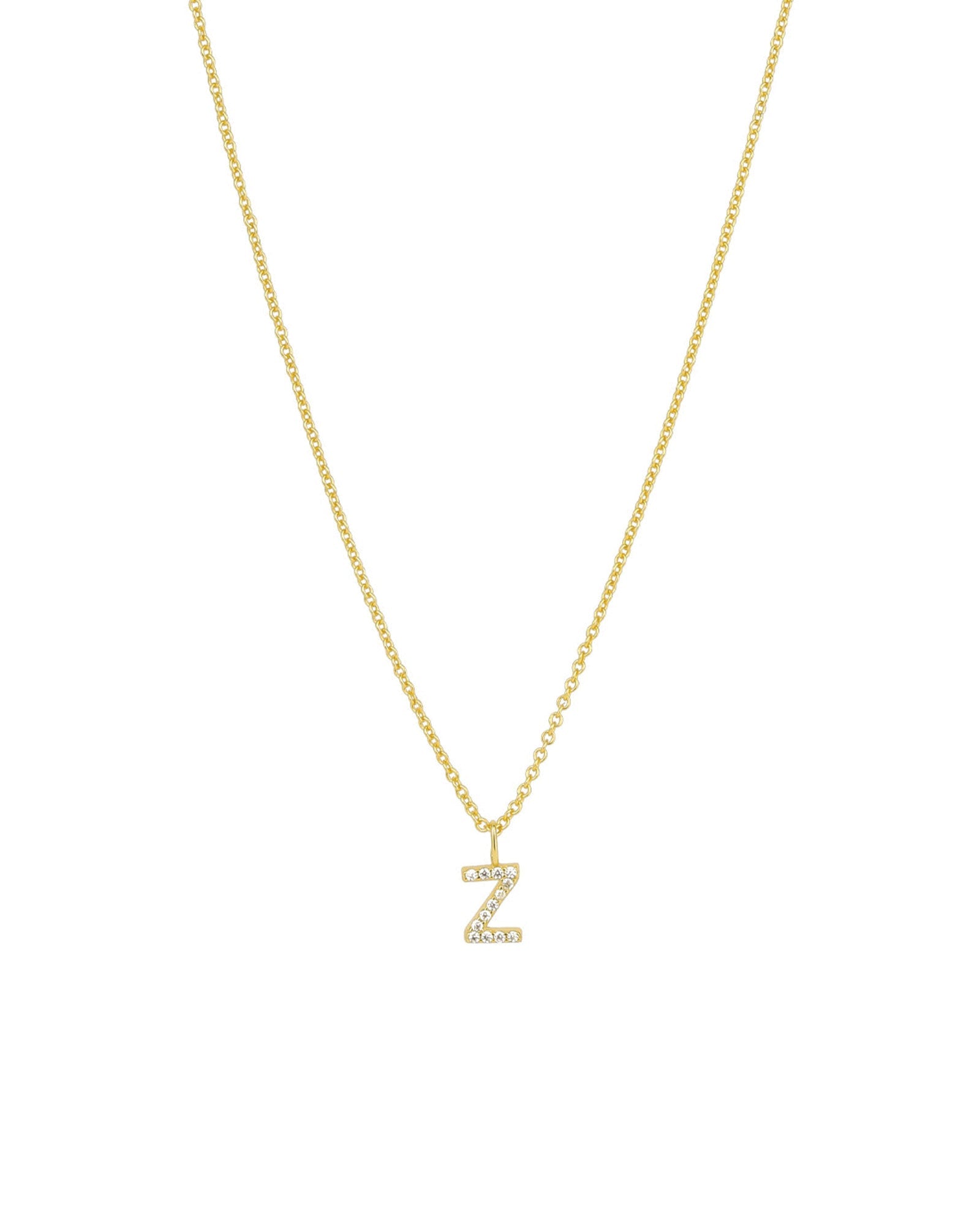 Gold z pendant store