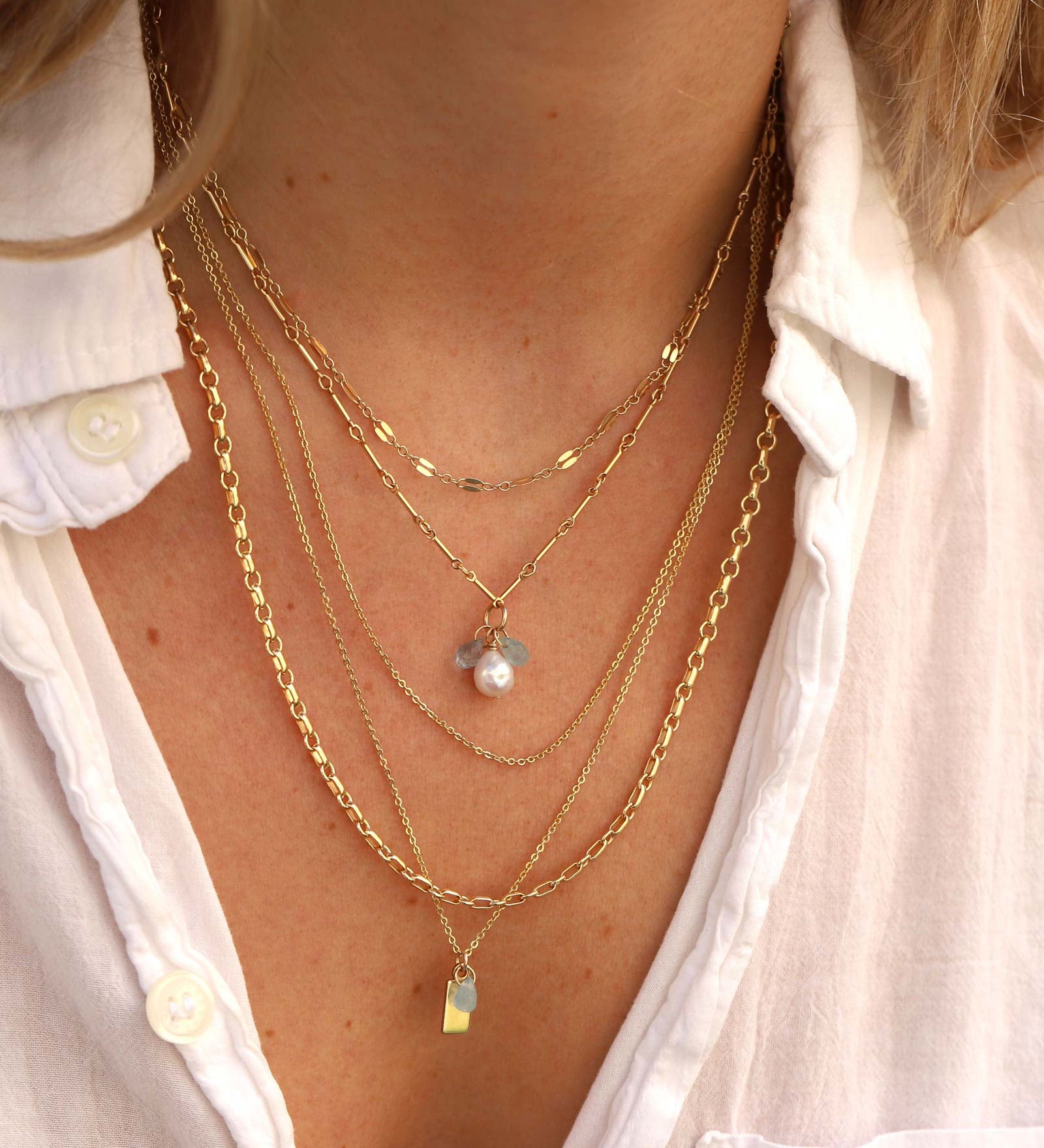 1948-Dap Chain Necklace-Necklaces-Blue Ruby Jewellery-Vancouver Canada