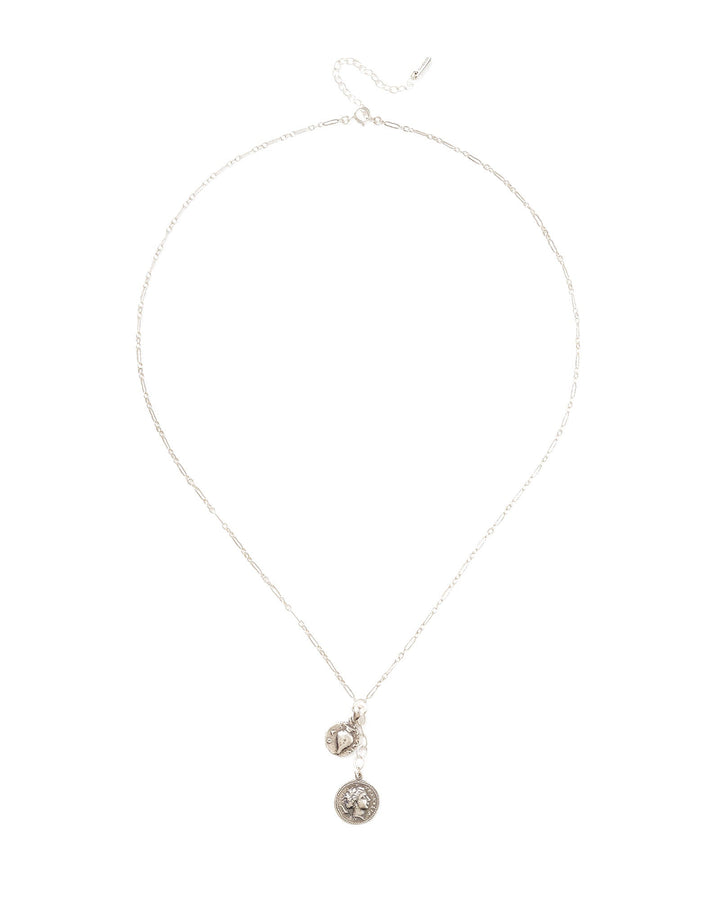 Chan Luu-Daphne Charm Necklace-Necklaces-Sterling Silver-Blue Ruby Jewellery-Vancouver Canada