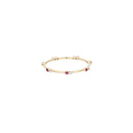 Adina Reyter-Diamond + Ruby Eternity Stacking Ring-Rings-Blue Ruby Jewellery-Vancouver Canada