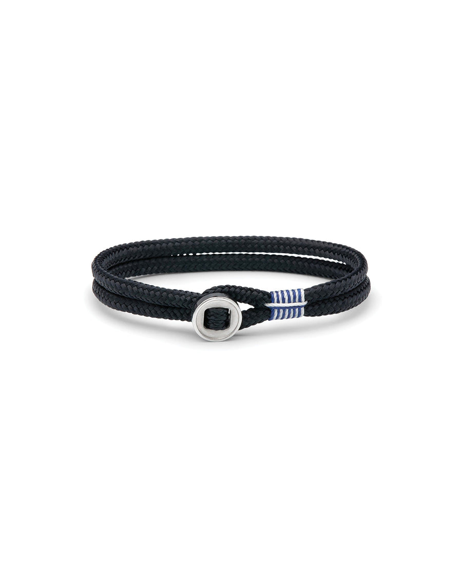 Pig & Hen-Don Dino Bracelet-Bracelets-Silver, Navy-7-Blue Ruby Jewellery-Vancouver Canada