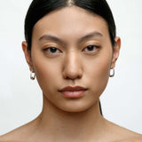 Wolf Circus-Ellie Hoops | Small-Earrings-Sterling Silver-Blue Ruby Jewellery-Vancouver Canada