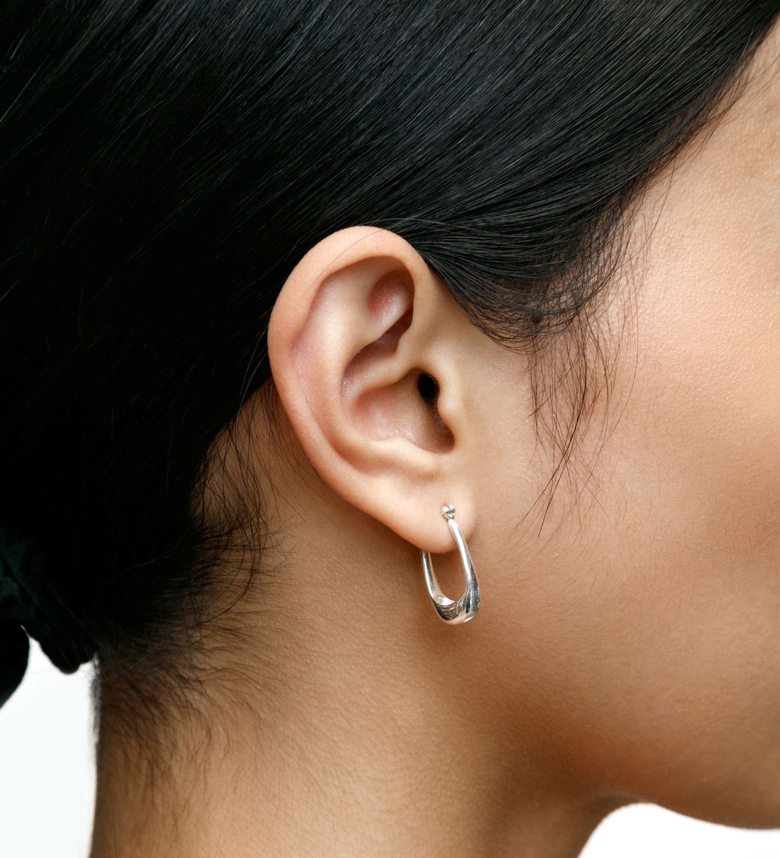 Wolf Circus-Ellie Hoops | Small-Earrings-Sterling Silver-Blue Ruby Jewellery-Vancouver Canada