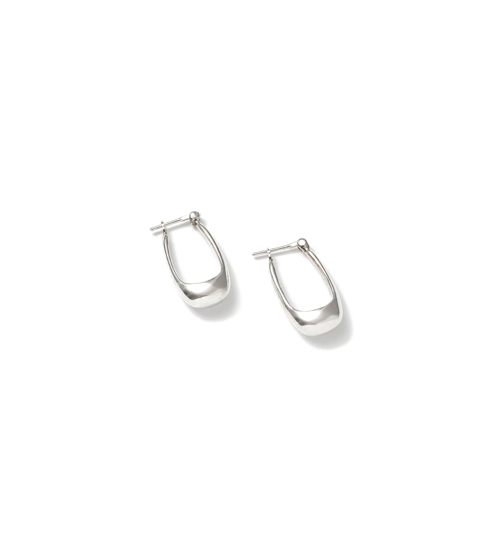 Wolf Circus-Ellie Hoops | Small-Earrings-Sterling Silver-Blue Ruby Jewellery-Vancouver Canada
