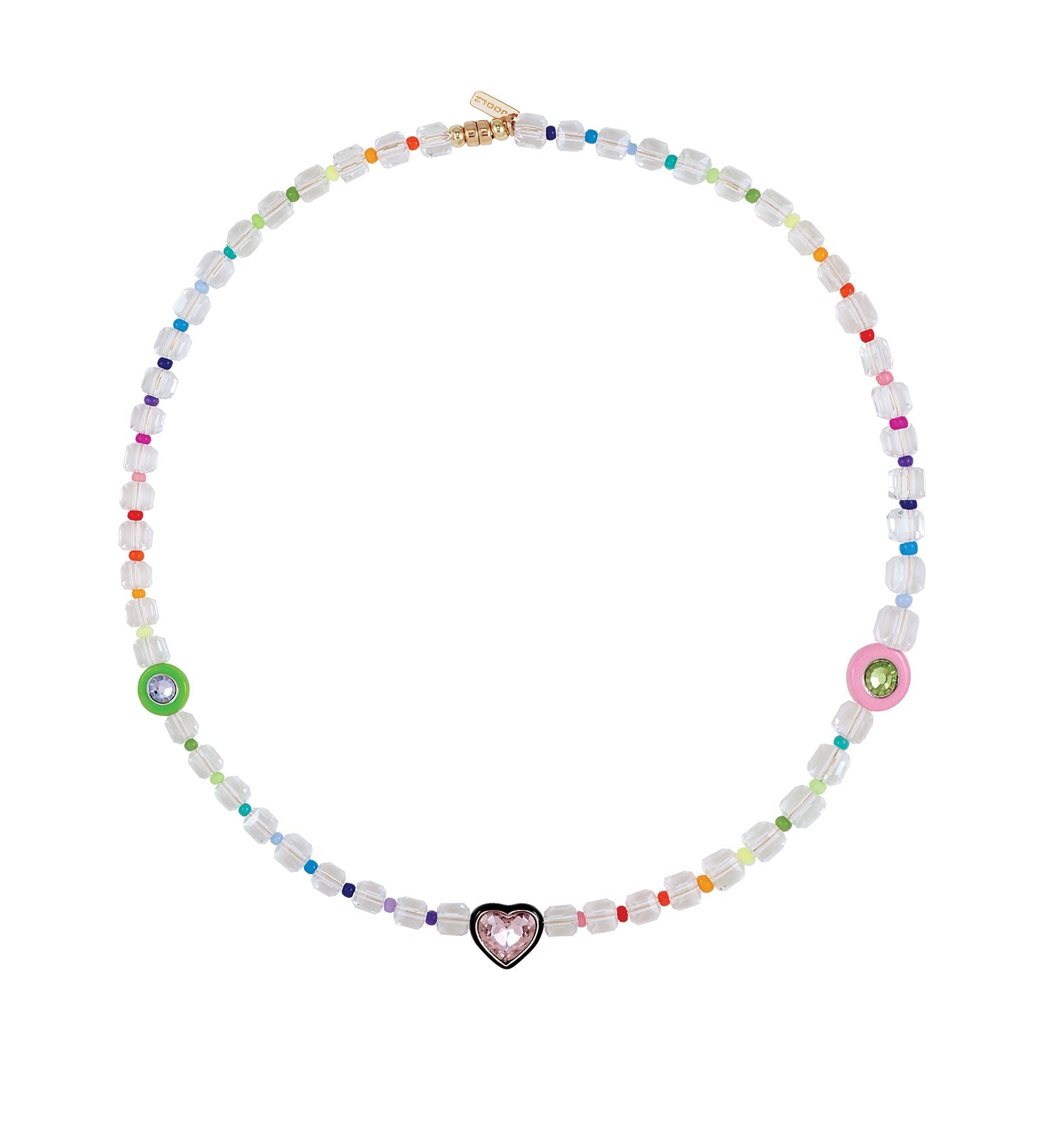 Martha Calvo-Enchant Necklace-Necklaces-14k Gold Plated-Blue Ruby Jewellery-Vancouver Canada