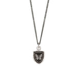 Everchanging Appreciation Talisman-Oxidized Sterling Silver-Blue Ruby Jewellery-Vancouver Canada