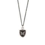 Everchanging Appreciation Talisman-Oxidized Sterling Silver-Blue Ruby Jewellery-Vancouver Canada