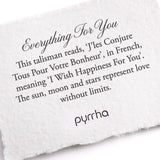 Everything For You Talisman-Oxidized Sterling Silver-Blue Ruby Jewellery-Vancouver Canada