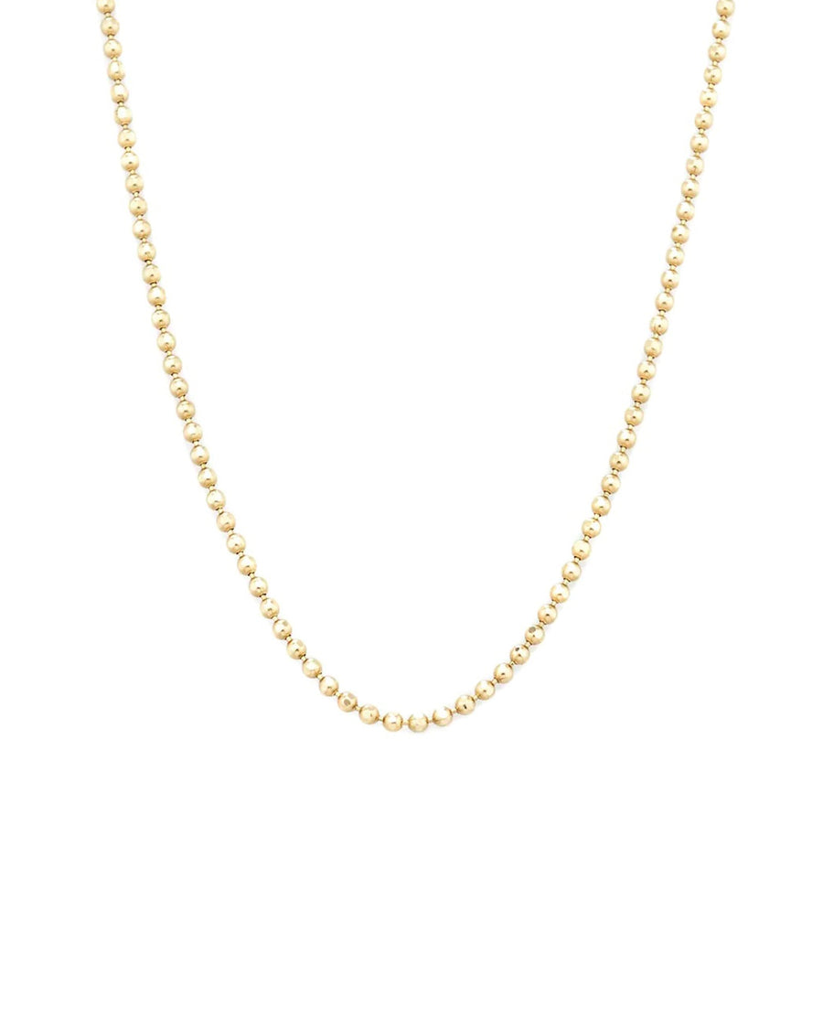Vale-Faceted Bead Chain Necklace-Necklaces-14k Yellow Gold-Blue Ruby Jewellery-Vancouver Canada