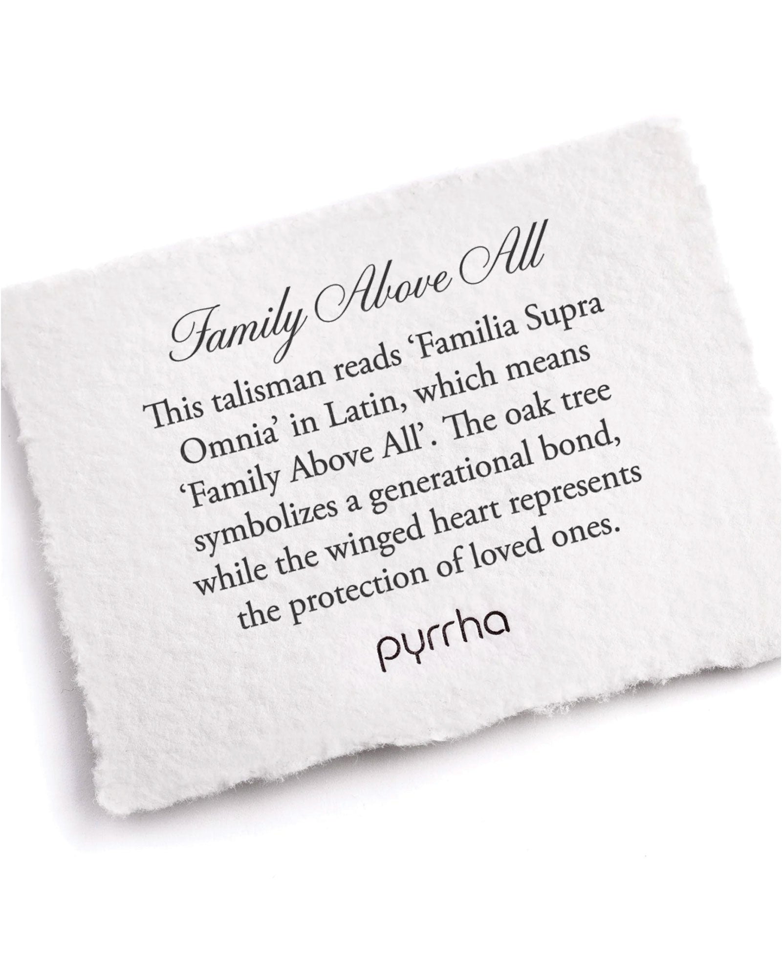 Pyrrha-Family Above All 14k Talisman-Necklaces-14k Yellow Gold-Blue Ruby Jewellery-Vancouver Canada