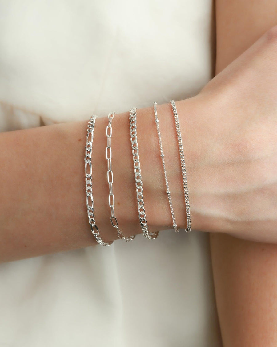 Large sterling silver bracelets online